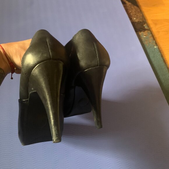 Genuine Leather Black Booties - Picture 6 of 11